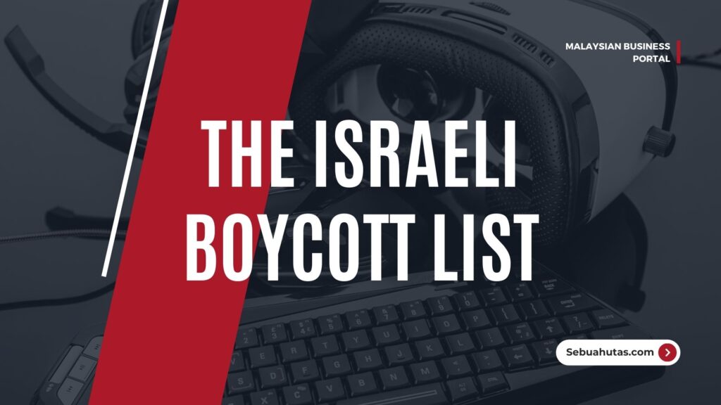 Cover The Israeli Boycott List Sebuahutas Malaysia