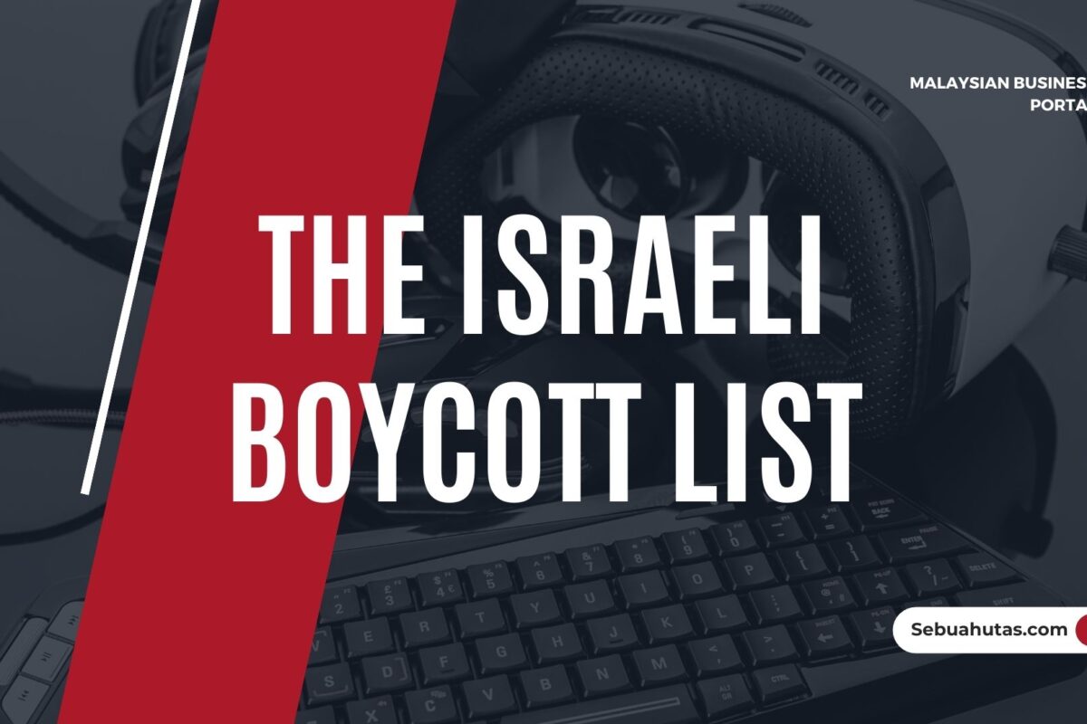 Cover The Israeli Boycott List Sebuahutas Malaysia