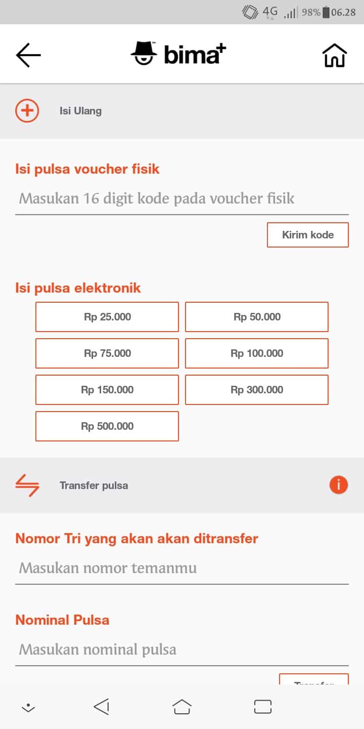 Cara Transfer Pulsa ke Sesama Kartu 3