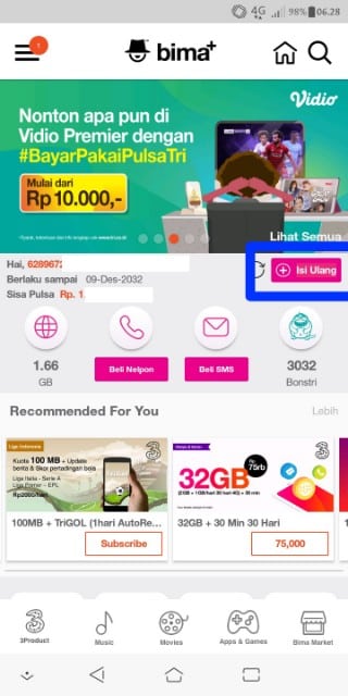 Cara Transfer Pulsa ke Sesama Kartu 3