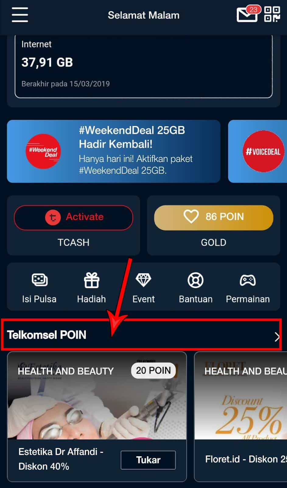 Cara Cek Poin Melalui MyTelkomsel