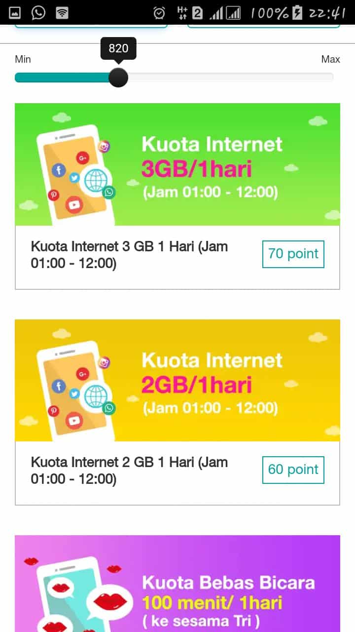 Voucher Internet Three
