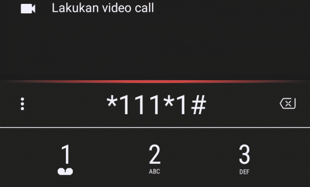 cara cek masa aktif 3