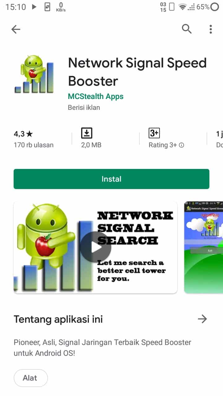 mengatasi sinyal lemah axis