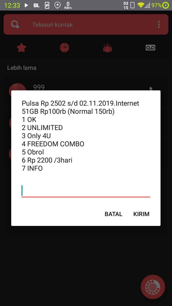 masa aktif indosat