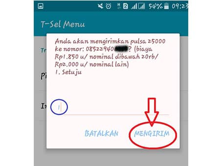 Transfer-Pulsa-Telkomsel-Lewat-T-Sel-Menu Transfer-Pulsa-Telkomsel-Lewat-T-Sel-Menu