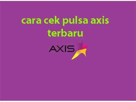 cara acek pulsa axis