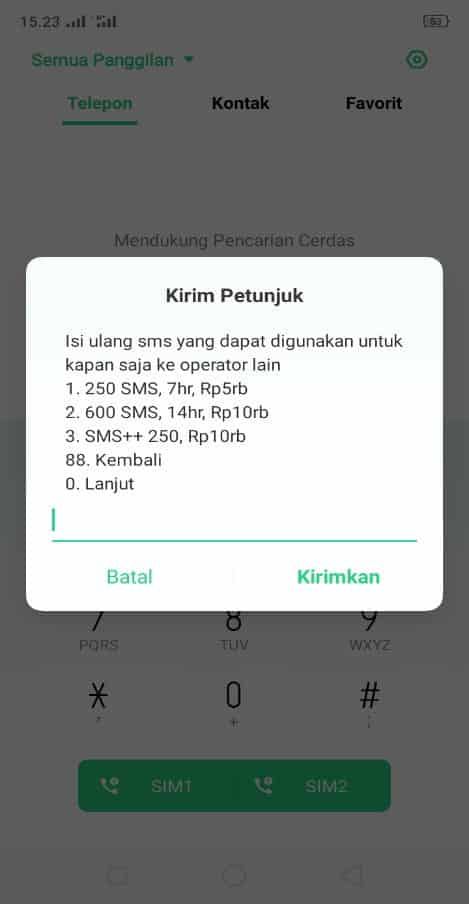 paket murah sms 3