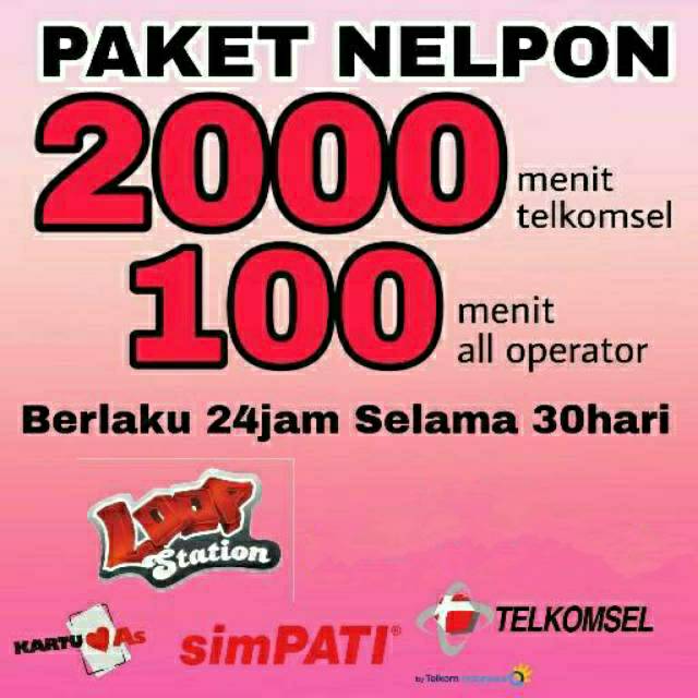 paket nelpon 2000 menit telkomsel