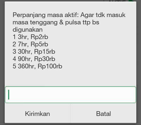 perpanjang masa aktif axis