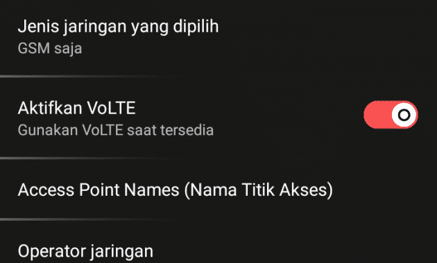 cara seting apn axis