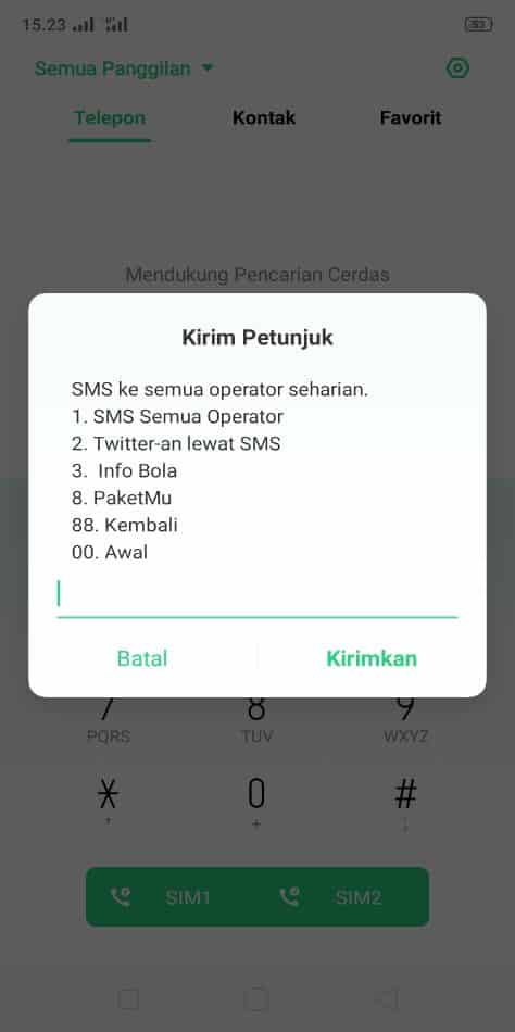 sms semua operator 3