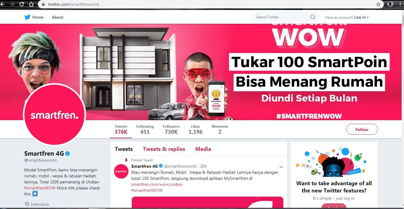 twitter smartfren