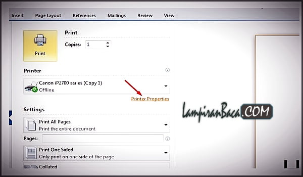 Print Timbal Balik Secara Manual di Canon Seri ip2770 Dan Yang Lain