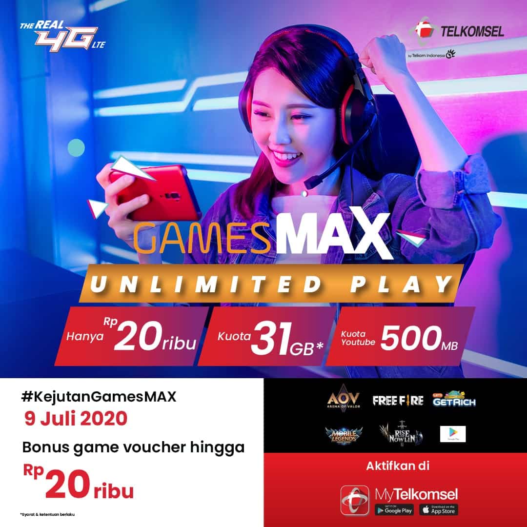 Harga-Paket-Telkomsel-GameMAX Harga-Paket-Telkomsel-GameMAX