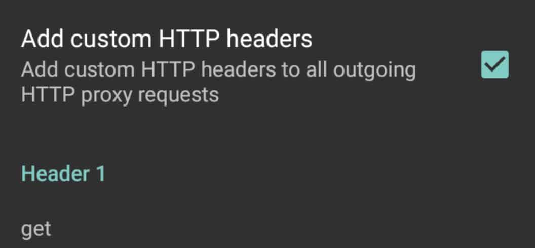 Tap-pada-menu-Custom-HTTP-Headers-dan-centang-opsi-Add-Custom-HTTP-Headers Tap-pada-menu-Custom-HTTP-Headers-dan-centang-opsi-Add-Custom-HTTP-Headers