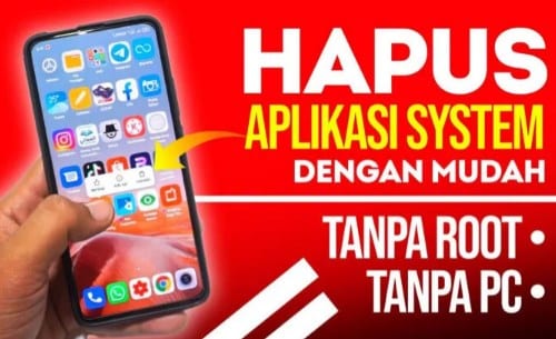Hapus aplikasi system