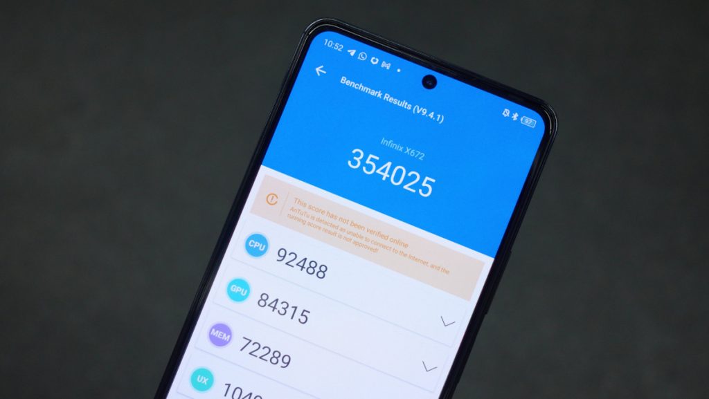 Review Infinix Note 12 VIP: Spesial dengan 120Hz & Fast Charging 120 Watt 71 Skor Antutu Infinix Note 12 VIP