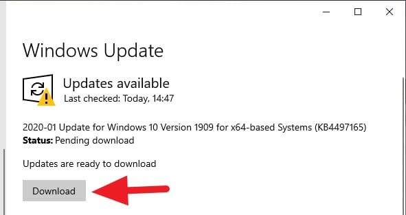 Cara Update Windows 10 ke Versi Terbaru dengan 2 Cara Ini 3 Download update Cara Update Windows 10 ke Versi Terbaru dengan 2 Cara 1 Download Update ini
