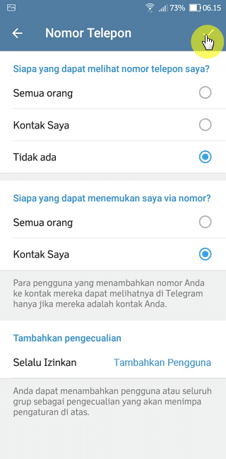 Cara Menyembunyikan Nomor Telepon di Aplikasi Telegram 5 Screenshot 20220731 061517 Cara Menyembunyikan Nomor Telepon di Aplikasi Telegram 5 Screenshot 20220731 061517