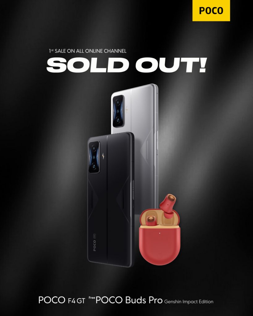 POCO F4 GT Sold Out di Penjualan Hari Pertama, Buktikan Antusiasme Fans 52 POCO F4 GT Dijual