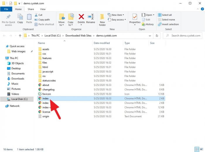 Cara Download Website Lengkap dan Bisa Dibuka Offline 9 index html Cara Mengunduh Situs Web Lengkap dan Dapat Dibuka Offline 9 index html