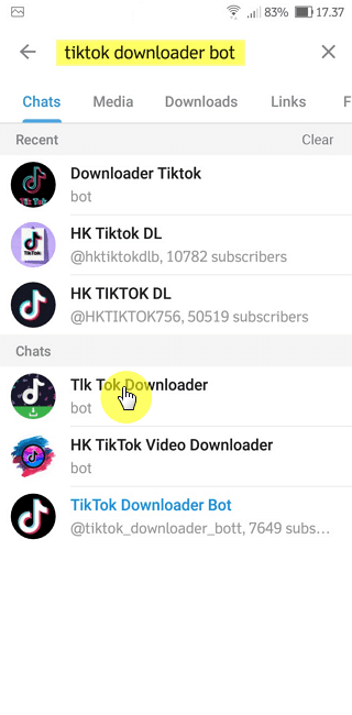 Cara Download Video TikTok Tanpa Watermark di Telegram 4 Screenshot 20220805 173716 Cara Download Video TikTok Tanpa Watermark di Telegram 4 Screenshot 20220805 173716