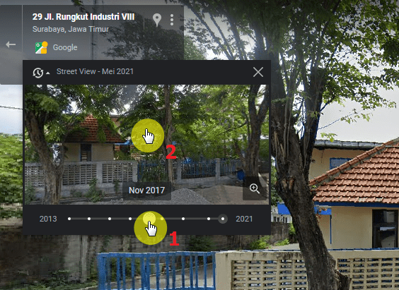 Cara Mengubah Tahun Google Maps untuk Melihat Tempat Sebelumnya 8 klik gambar Cara Mengubah Tahun di Google Maps untuk Melihat Tempat-Tempat Sebelumnya 8 klik gambar