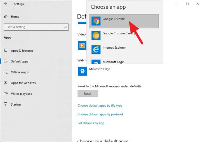Cara Membuat Chrome Browser Default untuk Windows 10 4 Microsoft Edge Chrome Cara Menjadikan Chrome Browser Default Windows 10 4 Microsoft Edge Chrome