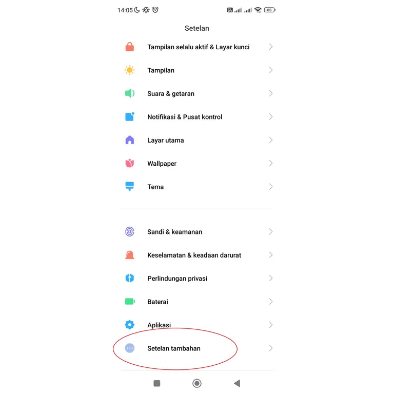 menambah RAM Xiaomi