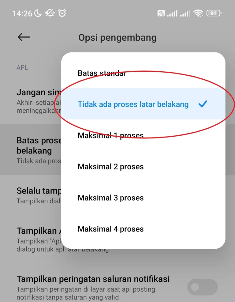 Menambah RAM Xiaomi