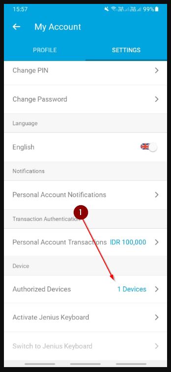 Delete Perangkat Di Aplikasi Jenius
