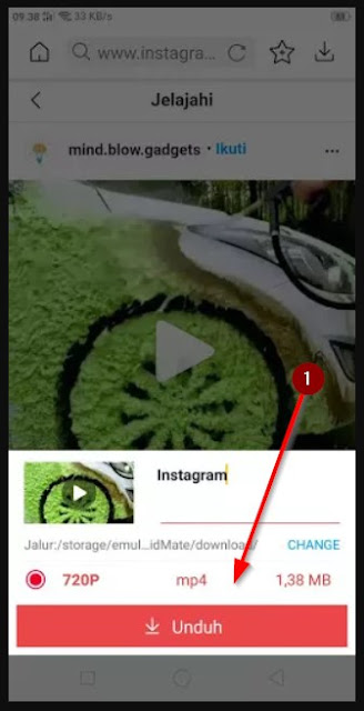 Fitur Download Video Instagram Di Vidmate Apk Terbaru