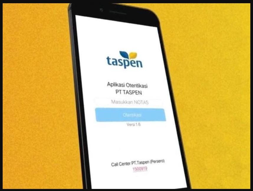 Masukkan NOTAS untuk Otentikasi Taspen Apk Terbaru 2022
