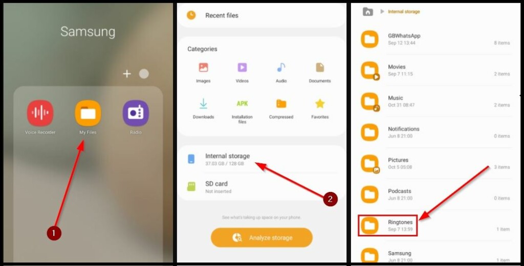 Pindahkan Nada Dering Suara Anime Mp3 Ke Folder Ringtones