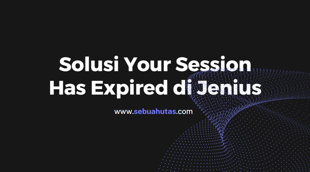 Your Session Has Expired Saat Login Jenius