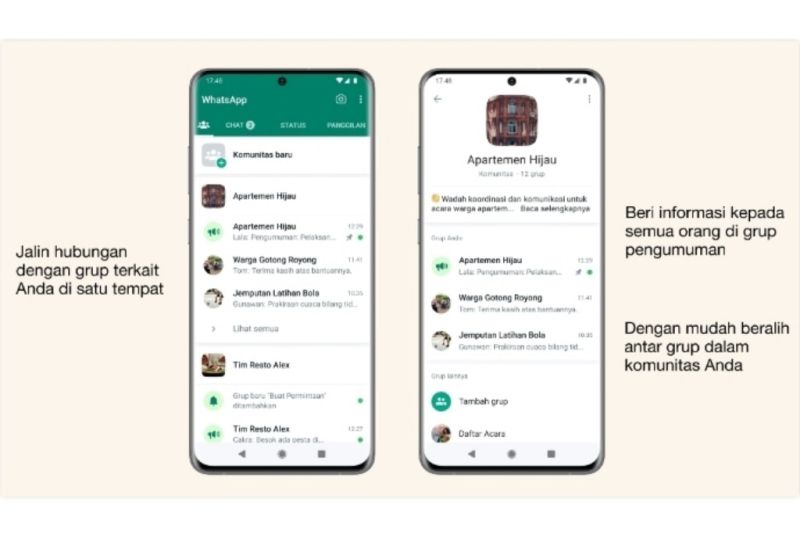 WhatsApp Perkenalkan Fitur Komunitas, Bisa Gabungkan 1024 Orang Dalam Satu Grup 53 Fitur Komunitas
