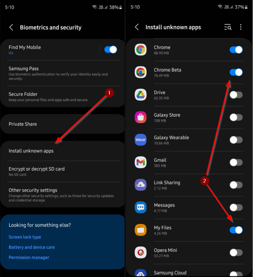 Akitvasi Izin Install Aplikasi Dari Sumber Tidak Dikenal