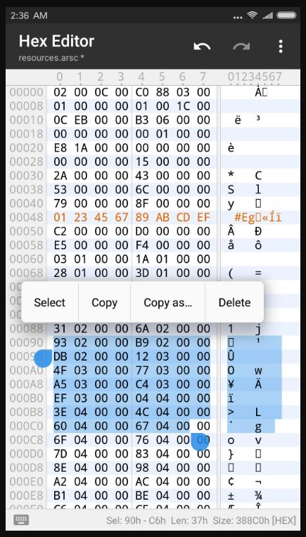 Bisa Edit Hex Value Dari Hp Android