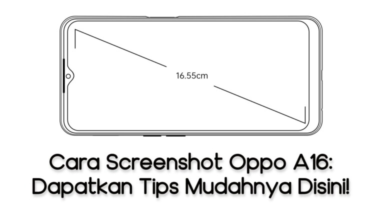 Cara Screenshot Oppo A16