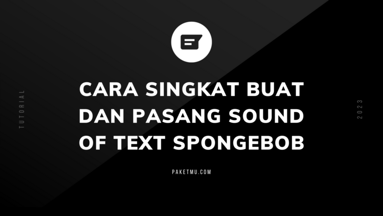 Cover Sound Of Text Spongebob