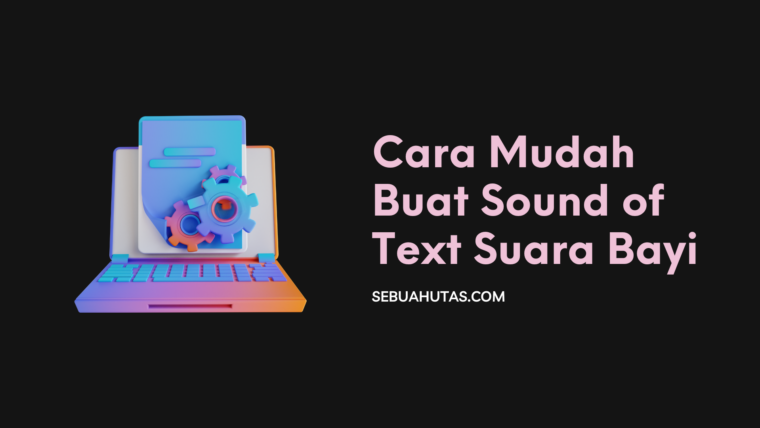 Cover Sound Of Text Suara Bayi