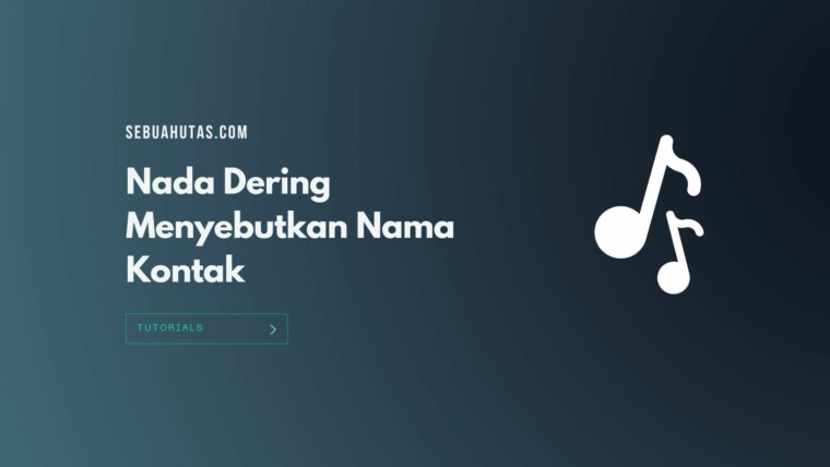 Cover 1. Nada Dering Menyebutkan Nama Kontak Di Hp