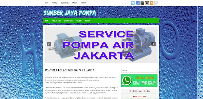 Service Pompa (1) terbaik di Medan Satria