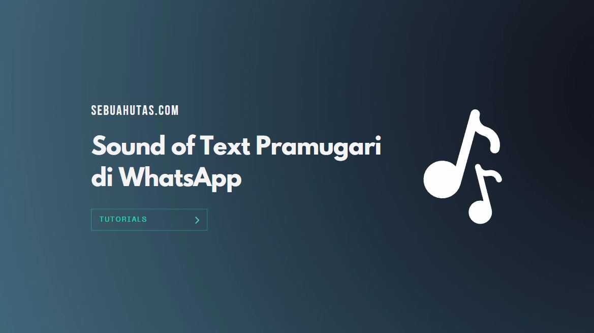 Sound Of Text Pramugari