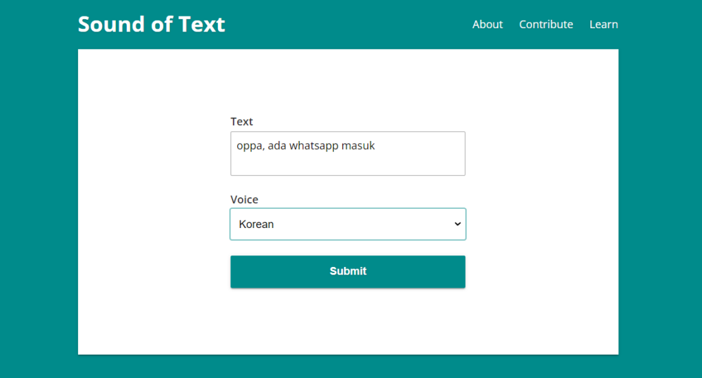 Soundoftext.com